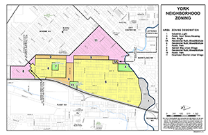 York Neighborhood Zoning Map2014